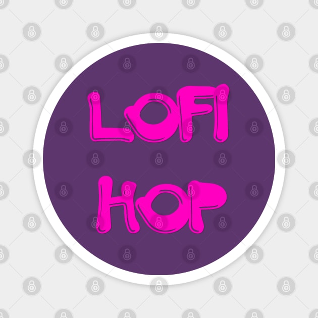 Lofi Hop Magnet by yayor